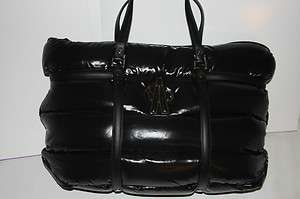 Moncler Women Black Metro Handbag New with Tag Made in Italy   