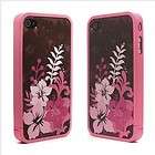 hot peach flowers bossom hard back cover case for iphone