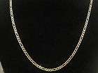 14K SOLID FIGARO CHAIN 2.0 MM WIDE 21 INCHES LONG 5.1 GRAMS   NOT 