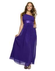 Astrapahl, Schönes langes festliches Abendkleid, Farbe lila