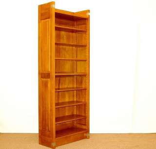 Bücherwand   Regale Einsplus Kirsche Massivholz   HBT 230x360x35cm 