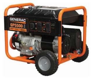 Generac GP Series 5500/6875 Watt Portable Electric Generator With 