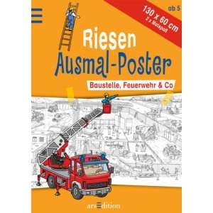   Poster Baustelle, Feuerwehr & Co,  Roger de Klerk Bücher