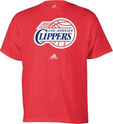 Los Angeles Clippers Adidas Primary Logo T Shirt 
