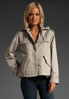 MARC BY MARC JACOBS Juliette Rain Jacket in Reed Khaki at Revolve 