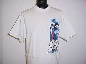 Carl Edwards #99 White T Shirt Chase Authentic XL  
