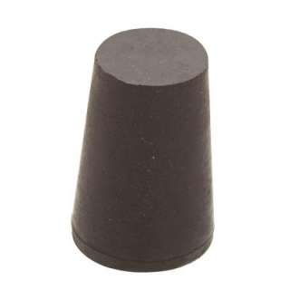 Crown Bolt Black 1 3/4 In. X 1 7/16 In. Rubber Stopper 16168 at The 