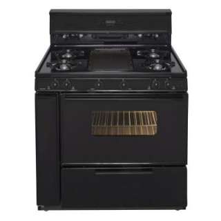 36 in. Freestanding Gas Range with 5th Burner and Griddle Package in 