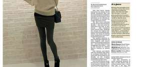 Korea Women Ladies Girls Faux Twinset Skirt Leggings Pants Trousers 