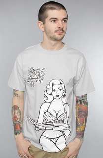 DTA The Shotgun Girl Tee in Silver  Karmaloop   Global Concrete 