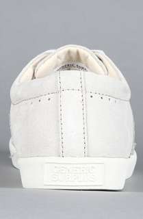 Generic Surplus The Wingtip Sneaker in White Suede  Karmaloop 