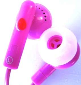 Earphones Hype Confort Plus  Earbuds Pink 3.5mm New  