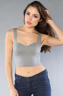 Motel The Lolita Top in Steel  Karmaloop   Global Concrete 