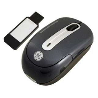 GE Black and Gray Wireless Mini Laser Mouse 98504  