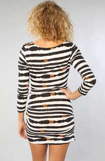 Mad Love The Striped Get Lippy Bodycon Dress  Karmaloop   Global 