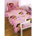 Kinder Mädchen Dora Kinderbett Bettdecken und Kopfkissen Bezug Set 