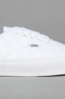 Vans Footwear The Authentic Sneaker in True White Checkerboard 