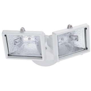Lithonia Lighting 2 Lamp Outdoor Floodlight OFTM 300Q 120 LP WH M6 at 