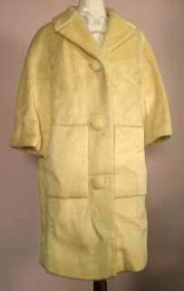 VTG 60s PERU 100% Llama Fur EXCELLENT coat MOD color  