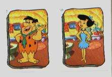 Flintstones Stickers 1993 50 Packs and Album 496 & 1468  