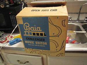 Vintage Baia Challenger 8mm Movie Editor Unused In Box MINT  