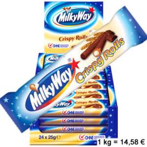 Milky Way CRISPY ROLLS 24 Riegel  