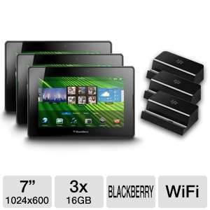 BlackBerry PRD 38548 001 PlayBook 16GB Tablet Bundle   (3) 16GB 
