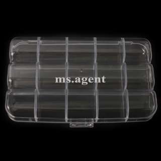   plastic for nail art tip storage box case make up tool X010  
