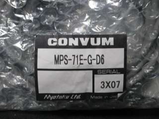 CONVUM MPS 71E G D6 INDICATOR, DIGITAL ONE CHAMBER  
