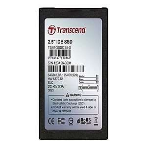 TRANSCEND 64GB SSD 2.5 INCH IDE INTERFACE, 44PIN, 