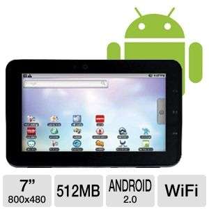 Velocity Micro T103 Cruz Android 2.0 Internet Tablet   7 Touchscreen 