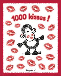 Sheepworld   1000 Küsse Mini Poster Plakat #42386  