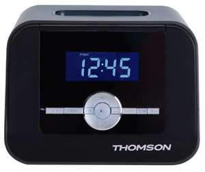 Thomson CR308i Uhrenradio (iPod/iPhone Dock, FM Radio) schwarz