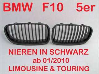 BMW F10 LIMOUSINE F11 TOURING ab 01/2010 5er NIEREN KÜHLERGRILL 