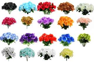   OPEN ROSES wedding flowers bouquets decorations   (20 colors)  