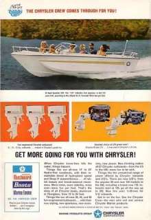 1967 Chrysler 17 Foot Courier 229 Boat & Outboards Ad  