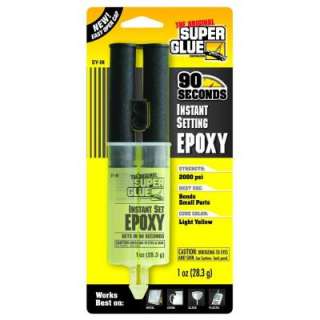 Super Glue Corporation 1 oz. Instant Setting Epoxy (12 Pack) SY IN at 