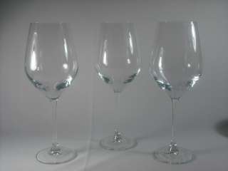 KROSNO PASSION crystal wine goblets glasses 3 EXC  