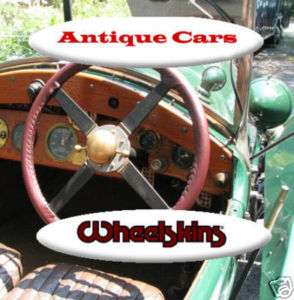 Wheelskins Leather Steering Wheel Covers   ANTIQUE CARS  