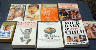 Lot of 9 Books on BABIES Child Development First Year of Life 
