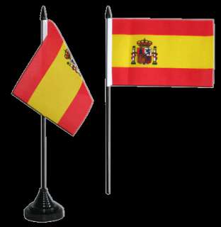 Tischflagge SPANIEN WAPPEN spanische Tischfahne Fahne  