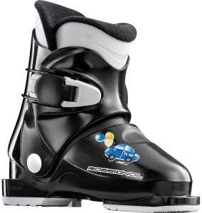 NEW NIB Rossignol R18 Ski Boots Black Kids Youth REAR ENTRY 17.5 US 11 