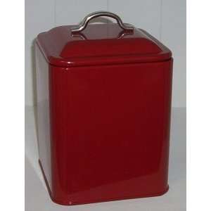 Dose Metalldose mit Deckel Vorratsdose rot lackiert  Küche 