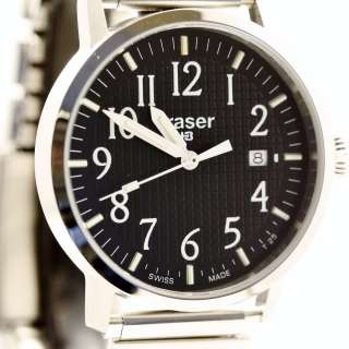 Traser H3 Black Classic Watch Elastic Steel T4102 NEW  