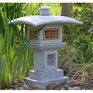 Granitlaterne Japanische Steinlaterne Granit Laterne Garten Teich 
