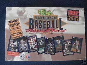 1992 Classic Trivia Baseball Board Game w/Card Set  