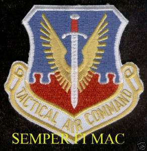 AUTHENTIC TACTICAL AIR COMMAND PATCH US AIR FORCE TAC  