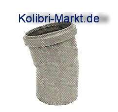 HT Bogen 15° DN32   DN40   DN50   DN70 oder DN100  