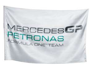 Original F1 Mercedes GP Fahne silber 2011 NEU  