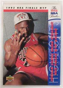 1993 UD MICHAEL JORDAN NBA FINALS MVP CARD  